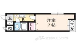 北野ビューハイツ間取り図面