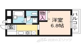 ハイツヴィオレ紫明間取り図面