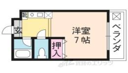 グランレブリー桂有栖川２間取り図面