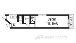 サニーハイツ五条間取り図面
