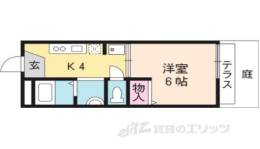 ミネ北山３間取り図面