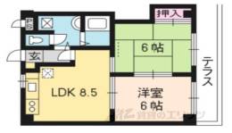 コスモアーク８３間取り図面