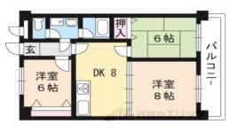 今井ドゥ－ズィエムマンション間取り図面