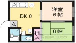 嵯峨野ハイツ間取り図面