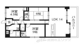 ベルバール新田辺間取り図面