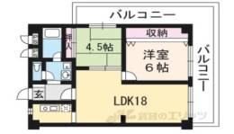 シャトー西京極間取り図面
