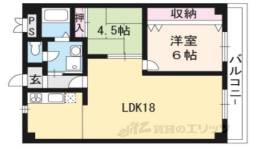 シャトー西京極間取り図面
