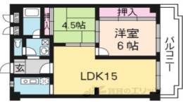 シャトー西京極間取り図面