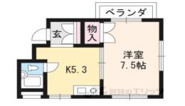シャトー羅城門間取り図面