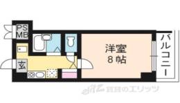 アンソレイエ四条間取り図面