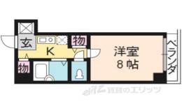 アンソレイエ四条間取り図面