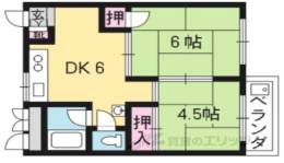 コーポラスひろ間取り図面
