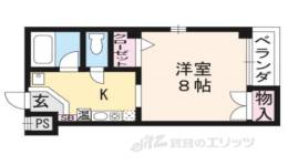 パレステージ二条間取り図面