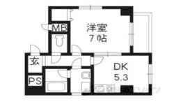 ヴィルヌーブ堀川七条間取り図面