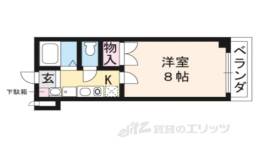 ヴィルヌーブ花屋町間取り図面