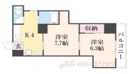 ＳＡＭＳＱＵＡＲＥ四条大宮間取り図面