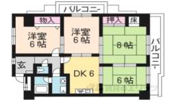 パラーティー中村間取り図面