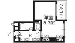烏丸五条　悠間取り図面