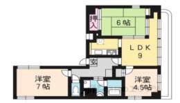 四条大宮シャトー朝日間取り図面