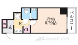 四条大宮シャトー朝日間取り図面