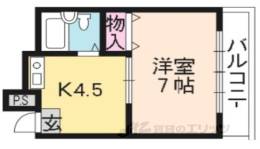 ソサエティ椥辻間取り図面