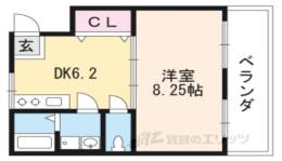 レジデンスミナミ間取り図面