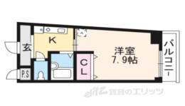 ボナール椥ノ辻間取り図面