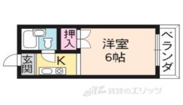 勧修ハイツ間取り図面