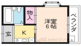 勧修ハイツ間取り図面