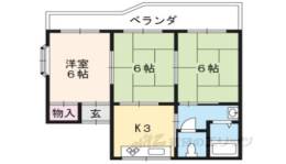 勧修ハイツ間取り図面