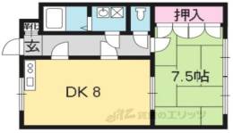 フラット２９１間取り図面