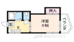 コーポさがの間取り図面