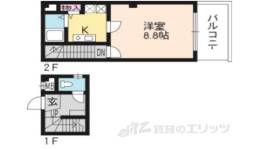 フォンテーヌ竹宇間取り図面