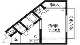 クレイドル桂間取り図面