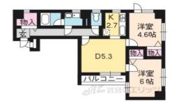 コスモリブル桂間取り図面