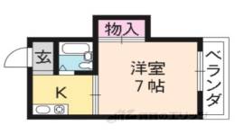 シャンブル深草間取り図面