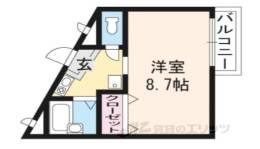 アーバンリゾート伏見稲荷間取り図面