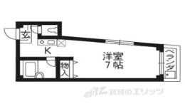 ハローハイツイナリ間取り図面