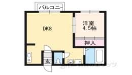 グリーンヴェール大徳寺間取り図面