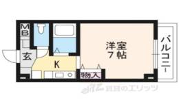 第18長栄レジデンス深草21間取り図面