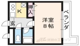ガーデン深草間取り図面