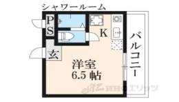 カレッジマンション七瀬川間取り図面