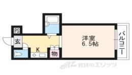 フレーヴァー深草２間取り図面