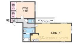 ハイム鞍馬口間取り図面