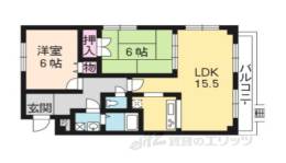 ラルージュ平岡間取り図面