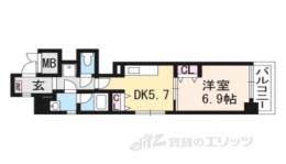 綾小路パレス間取り図面