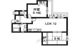クラヴァス長岡京間取り図面