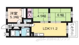 クラヴァス長岡京間取り図面