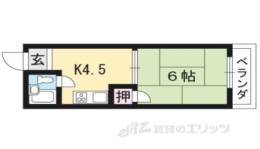 ベルエール桃山Ｂ間取り図面