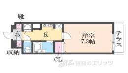 メイプル等持院間取り図面